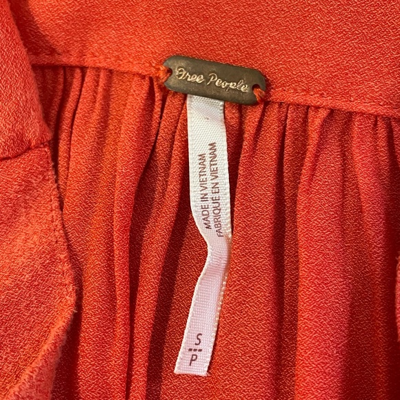 Free People Vintage Blouse with Bow Neckline *Like New*. Size S - Picture 2 of 8